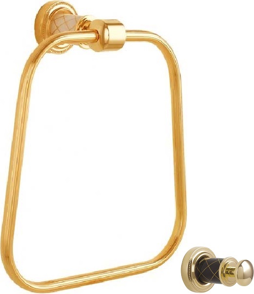 Держатель полотенец Boheme Murano 10905-CH-G