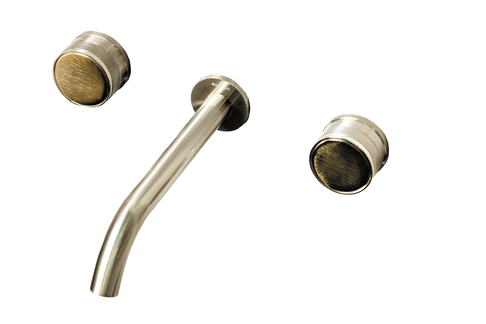 Смеситель из стены PRESTIGE на 3 отв. NICKEL BRUSH 152-2-NB-PR