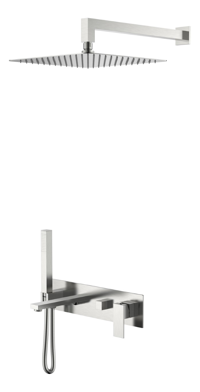 Встраиваемая душевая система Boheme Qubic 474-NB