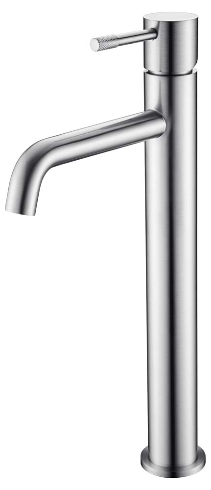 Смеситель для умывальника высокий, Uno. INOX 462-INOX