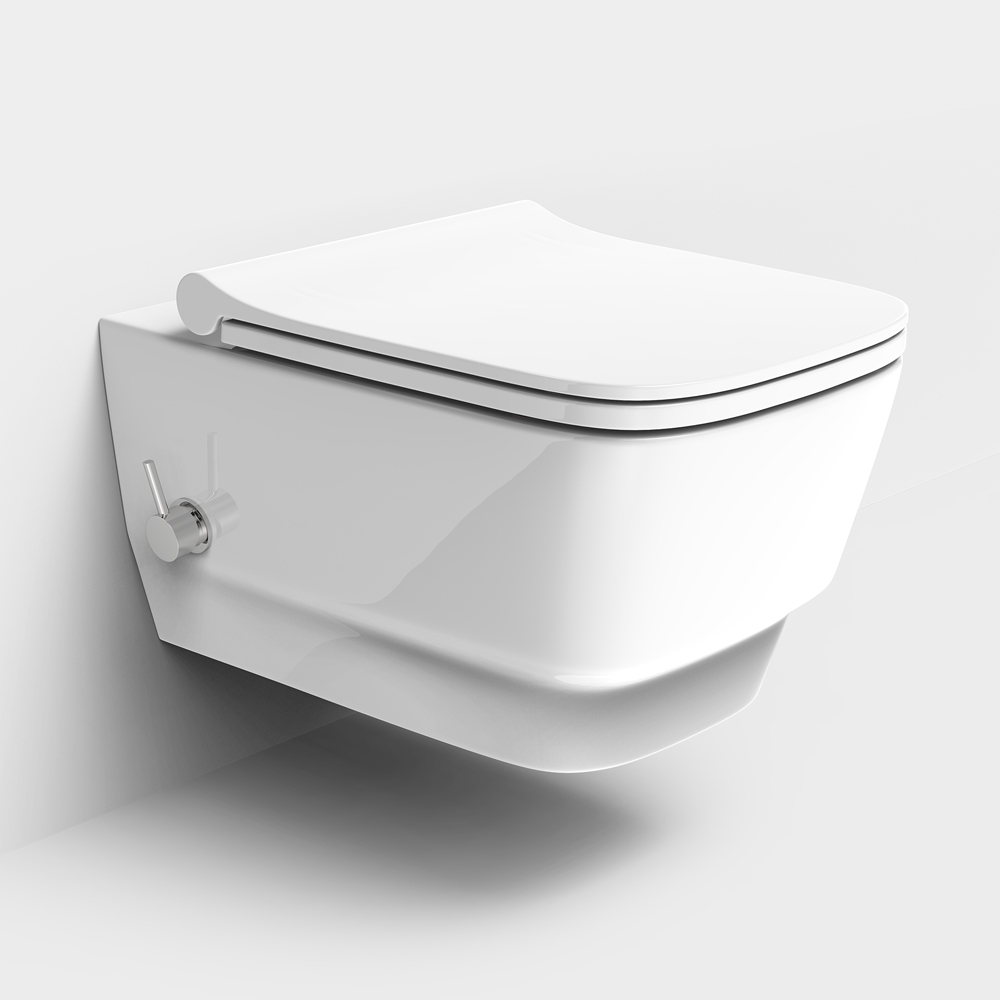 Унитаз подвесной с функцией биде Boheme Bello 971-2-W