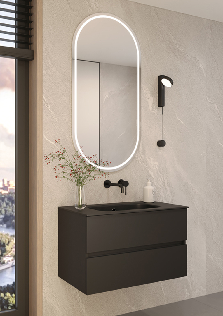 Тумба под раковину 80 см ArmadiArt Vallessi 837-080-A mat