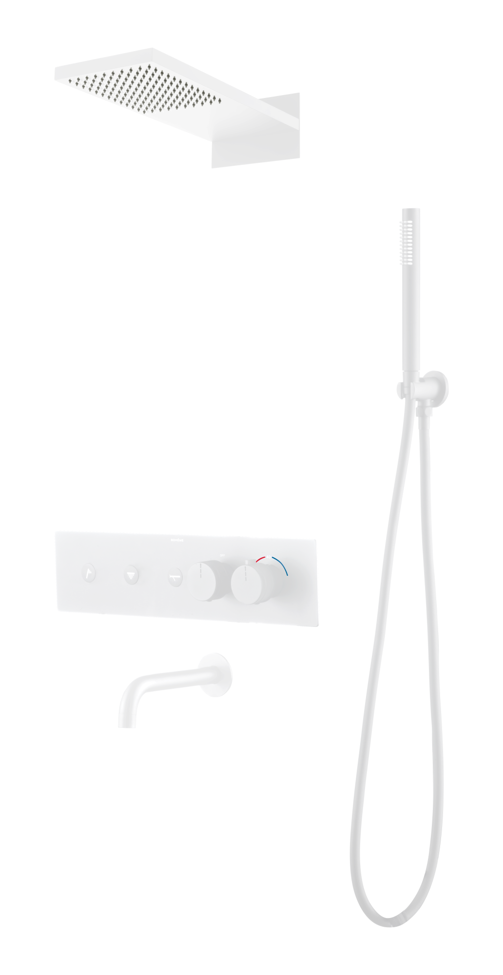 Встраиваемая душевая система Boheme Fusion 131-2-MW