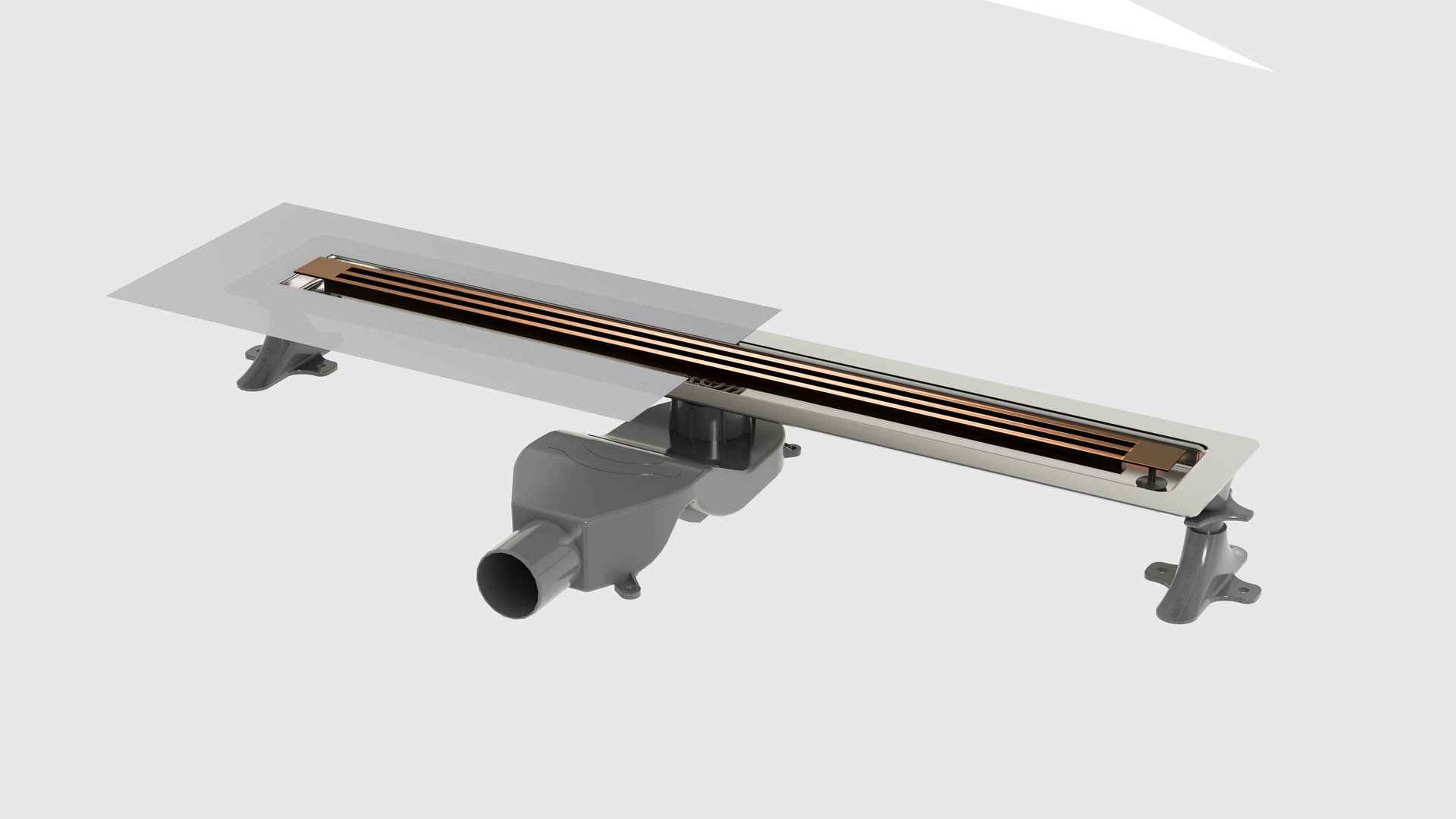 Душевой лоток 80 см ArmadiArt B&T Infinity 981-80-BRB