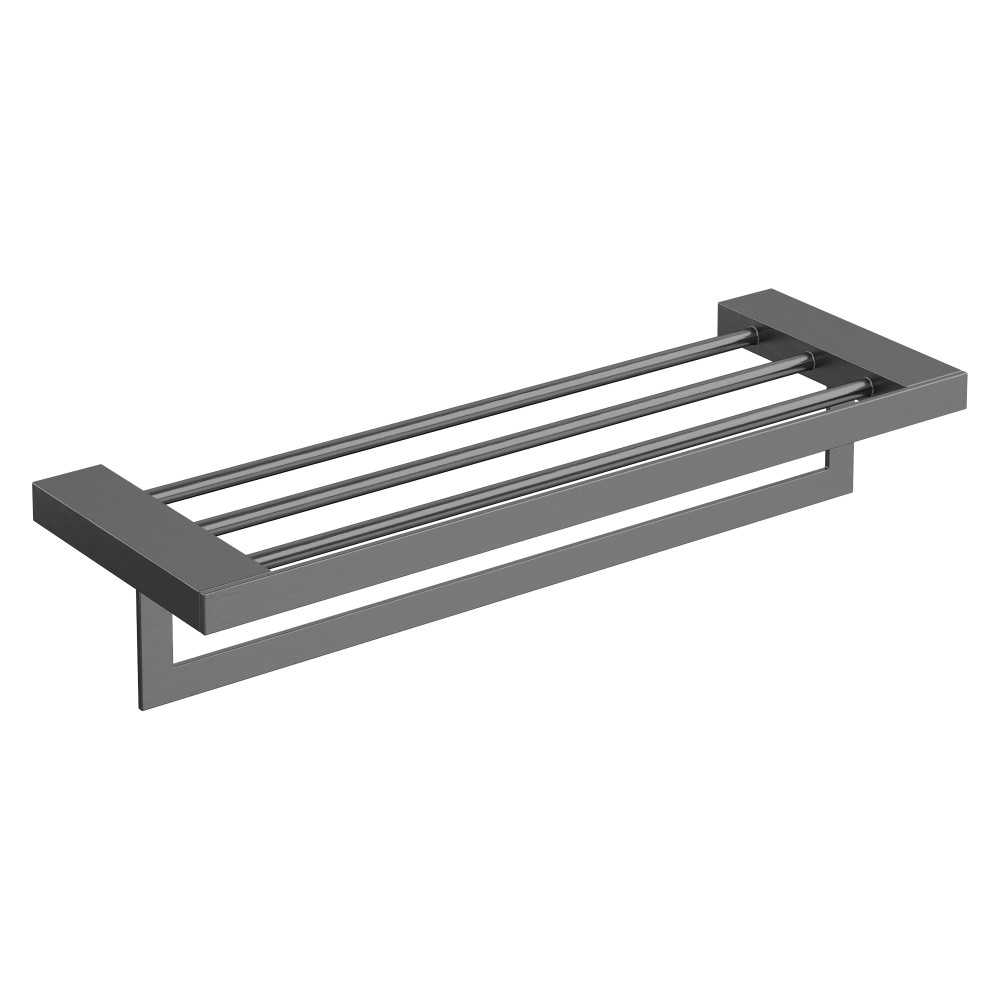 Полка для полотенец Qubic Gun Metal 10737-GM