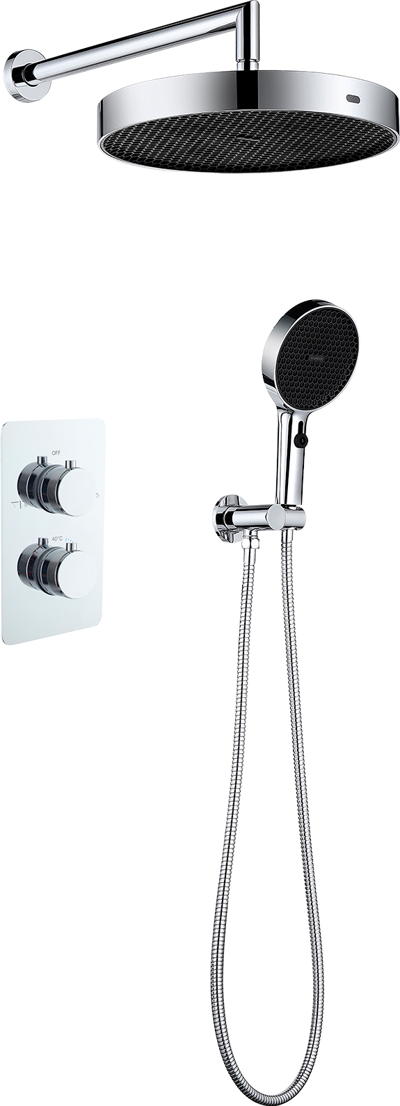 Комплект для душа Boheme Cell 427-CR/134-2-CR