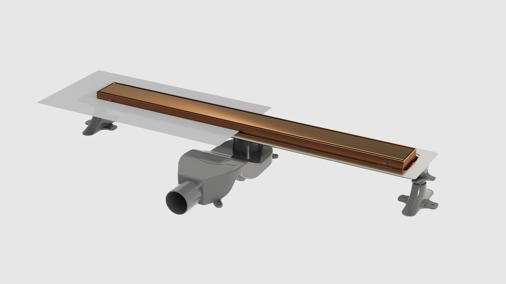 Душевой лоток 80 см ArmadiArt Premium Linea 982-80-BRB