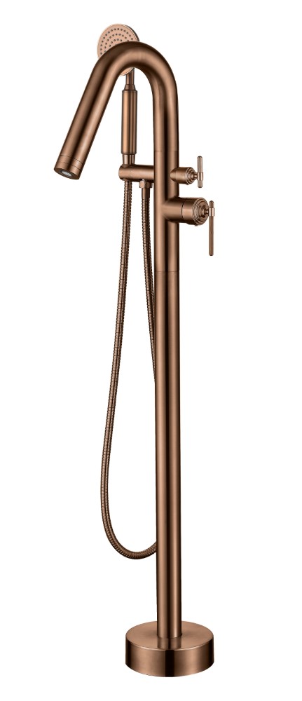 Смеситель напольный ETERNA BRUSHED BRONZE 179-BRB