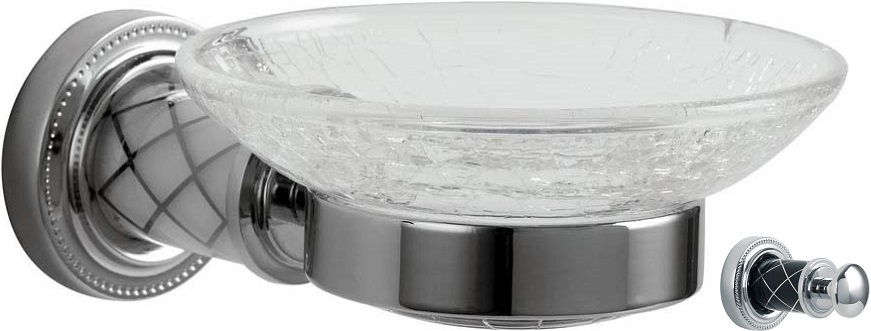 Мыльница Boheme Murano 10903-B-CR