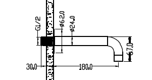 Излив Boheme Fusion 625-G