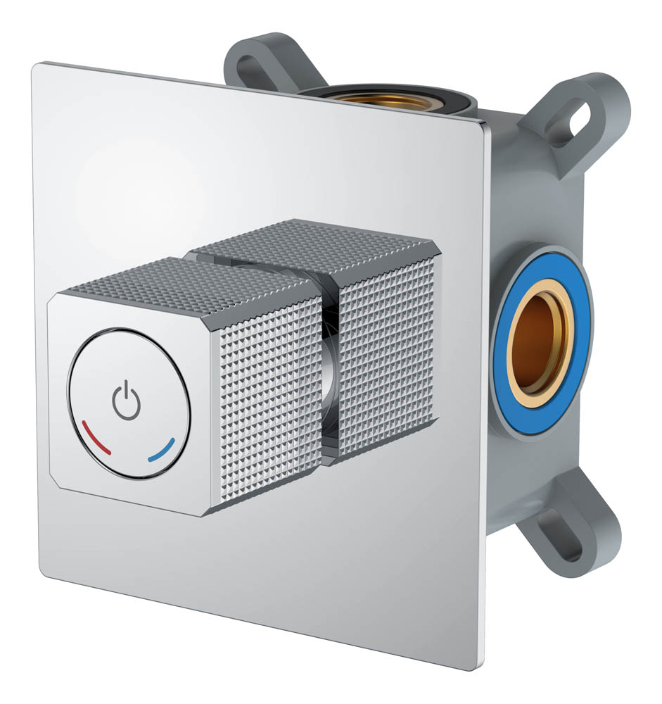 Смеситель автоматический встроенный QUAD Chrome 154-5-CR