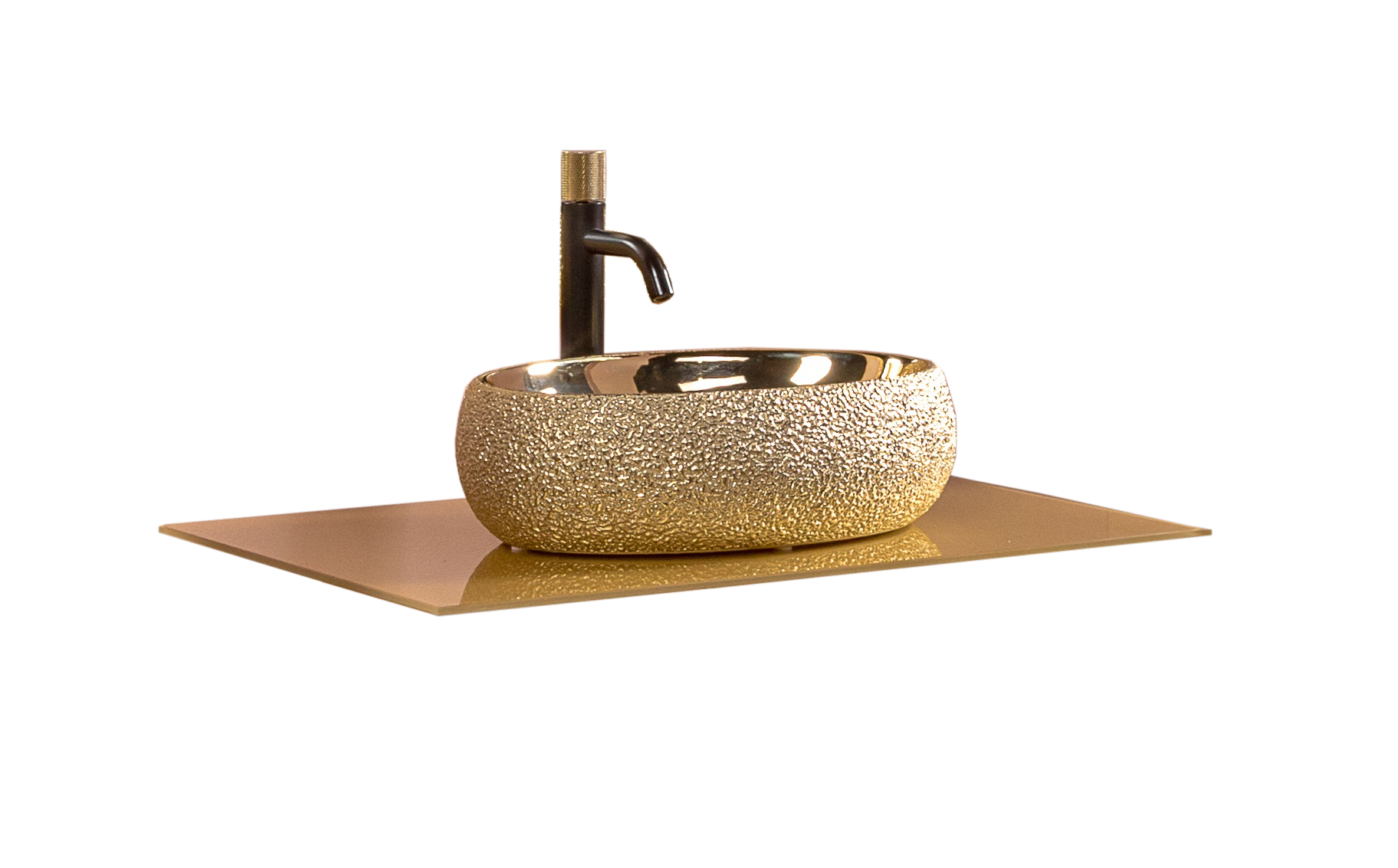 Столешница стеклянная 80 см ArmadiArt NeoArt 853-080-G