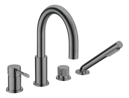 Смеситель на борт ванны Boheme Uno 460-SGM