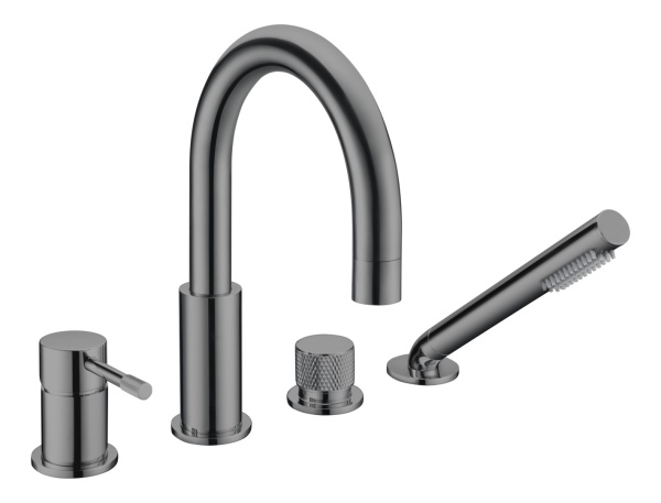 Смеситель на борт ванны Boheme Uno 460-SGM