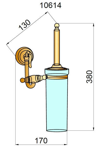 Туалетный ершик Boheme Imperiale 10614