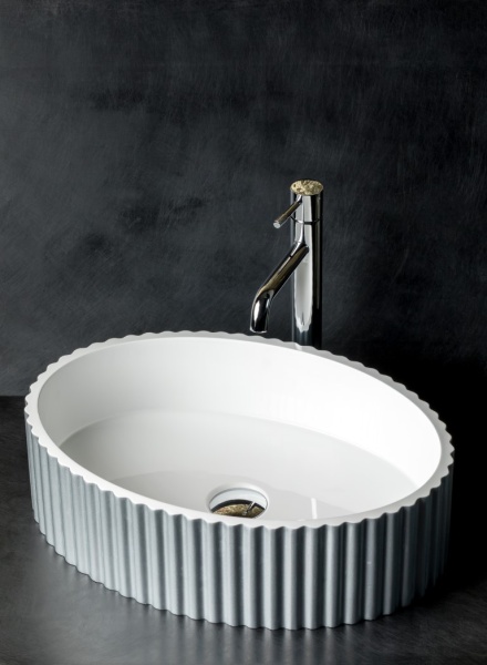 Раковина накладная 50 см ArmadiArt Canale 878-S