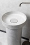 Раковина накладная Ø40 см ArmadiArt Sole Corian 801-GR