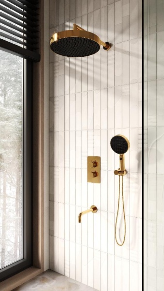 Комплект для душа Boheme Cell 427-G/134-3-G/625-G