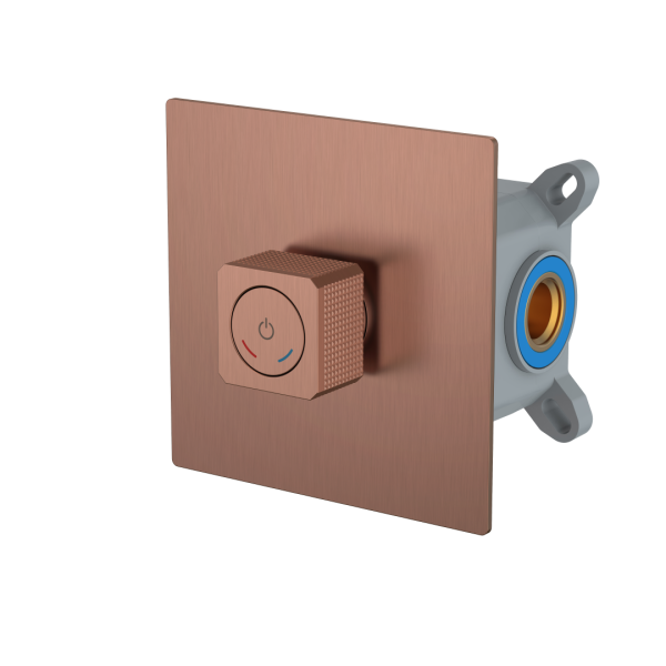 Смеситель автоматический встроенный QUAD Brushed Bronze 154-5-BRB