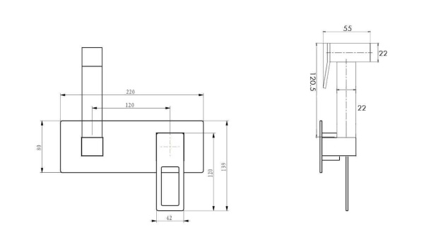 Гигиенический душ Boheme Q 147-WB