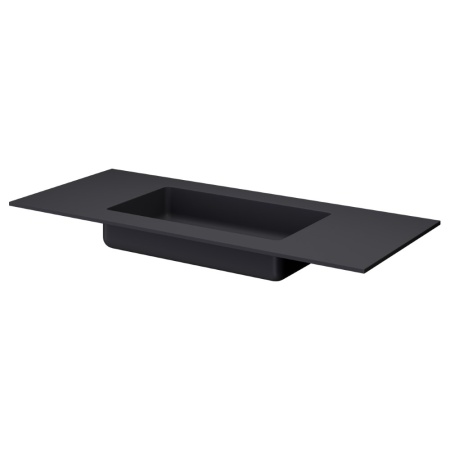 QUATRO 120 раковина-моноблок ANTHRACITE (по центру) 793-120-A