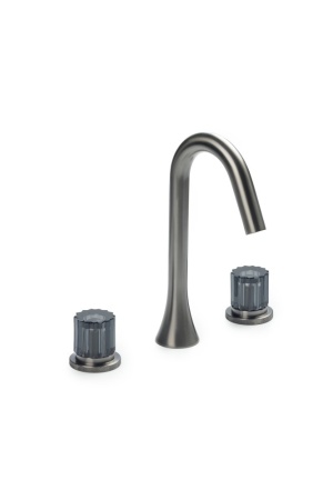 Смеситель из стены SWAN на 3 отв. GUN METAL ELEGANTE GREY 153-GM-EL-GREY