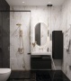 Раковина 80 см ArmadiArt Flat 859-080-CLCT продается только в комплекте с тумбой