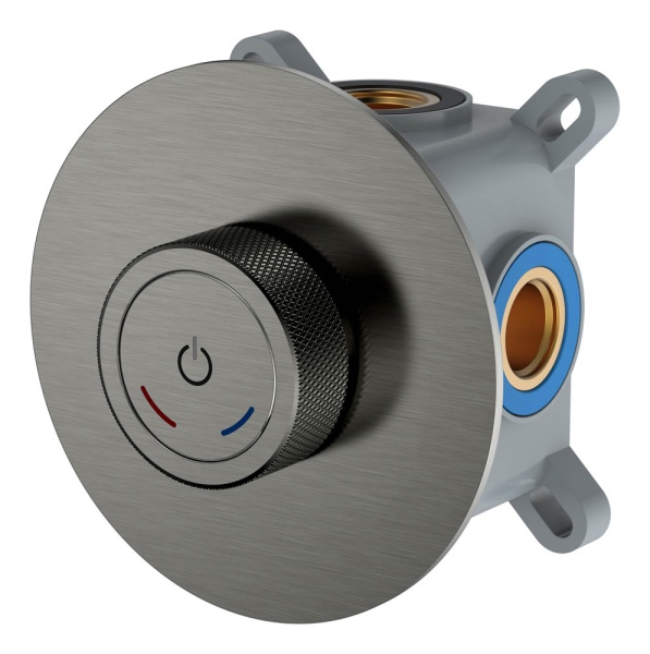 Смеситель автоматический встроенный TECH Gun Metal 154-4-GM