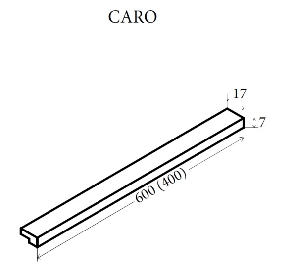 Ручки CARO бронза (комплект, 2шт) 887-BR