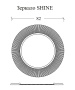 Зеркало с подсветкой Ø82 см ArmadiArt NeoArt Shine 528-G light