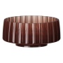 Раковина круглая рифленая, полиэфирная GLOW цвет BURGUNDY 810-RIB-G-BUR