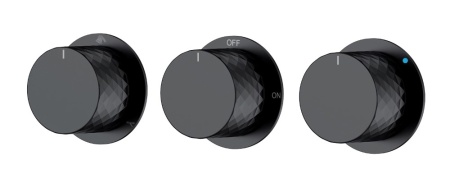 Смеситель встроенный STICK DIAMOND BLACK 3-х проходной 124-3-B.1