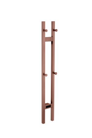 Полотенцесушитель электрический 2-трубы квадратный COPPER BRUSHED 728-CB