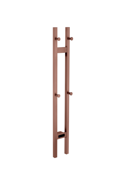 Полотенцесушитель электрический 2-трубы квадратный COPPER BRUSHED 728-CB