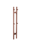 Полотенцесушитель электрический 2-трубы квадратный COPPER BRUSHED 728-CB