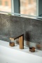 Смеситель из стены STELLA на 3 отв. BRUSHED BRONZE STELLA AMBER 151-BRB-ST-AMBER