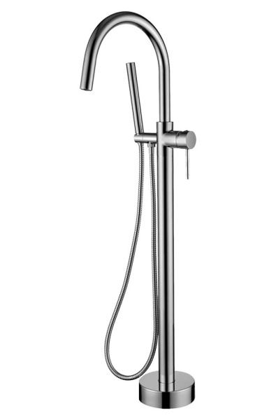 Смеситель напольный UNO INOX 469-INOX