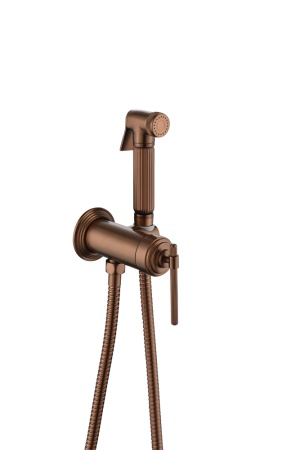 Смеситель гигиенический, ETERNA BRUSED BRONZE 177-BRB