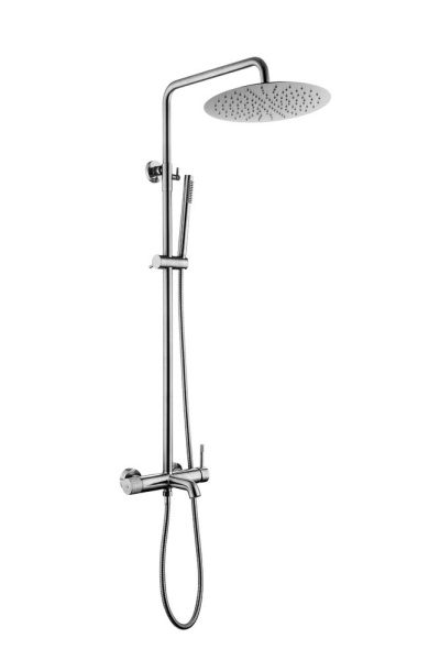 Стойка для душа со смесителем UNO INOX 468-INOX