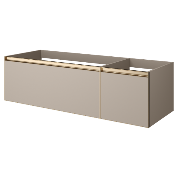 Тумба под раковину 140 см ArmadiArt Quatro 2 790-M2-140-D-MG