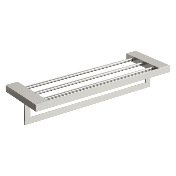 Полка для полотенец Qubic Nickel Brush 10737-NB