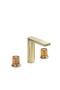 Смеситель из стены STELLA на 3 отв. MATT GOLD ELEGANTE AMBER 151-MG-EL-AMBER