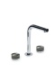 Смеситель из стены AURA на 3 отв. CHROME STELLA GREEN 152-CR-ST-GREEN