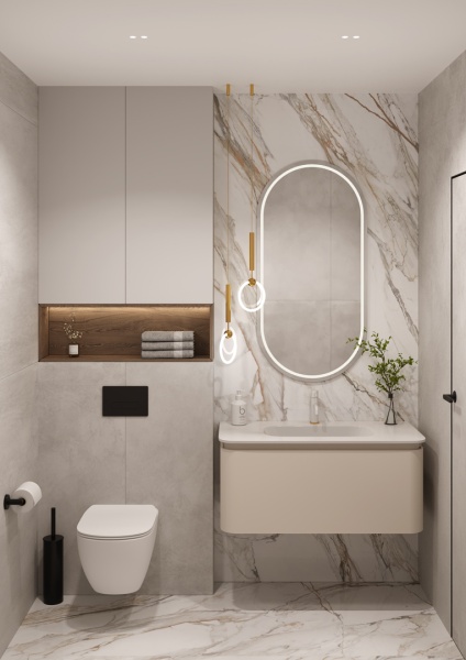 OVALE 1 полка 100CM КАШЕМИР тумба + раковина OV0010100-100