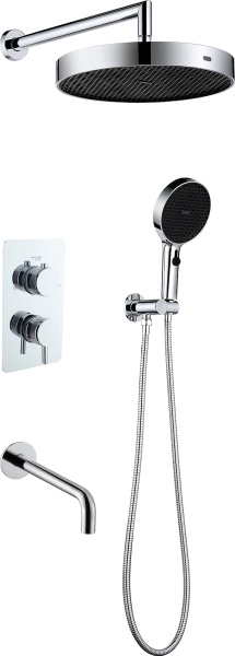 Комплект для душа Boheme Cell 427-CR/135-3-CR/625-CR