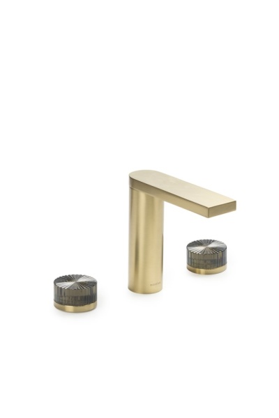 Смеситель из стены STELLA на 3 отв. MATT GOLD STELLA GREEN 151-MG-ST-GREEN