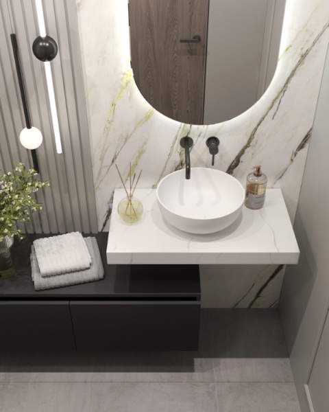 Столешница 80 см ArmadiArt Flat 869-080-CLCT