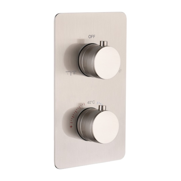 Встраиваемый термостат Boheme Cell 134-2-NB на 2 источника