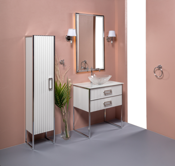 Зеркало с подсветкой 70х110 см ArmadiArt Monaco 566-WCR