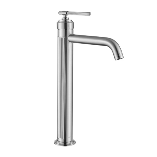 Смеситель для умывальника высокий ETERNA NICKEL BRUSH 172-NB